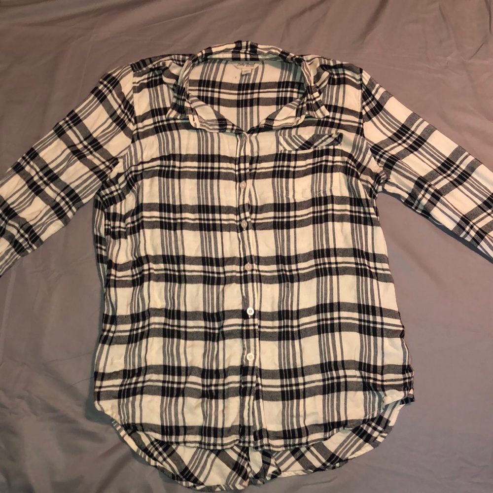 Large lucky brand Flannel